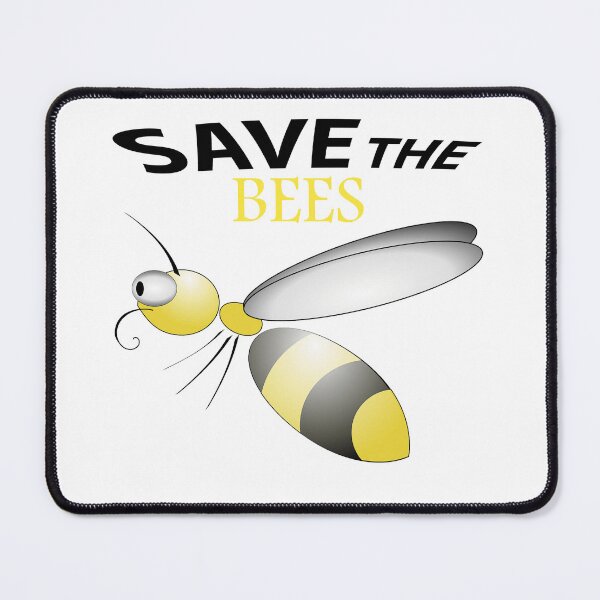 Item preview, Save the bees shits, save the bees phone cases, save the bees hats, save the bees shower curtain, save the bees backpack designed and sold by Poussyarts.