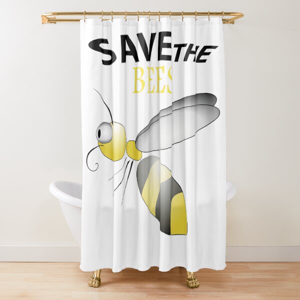 Item preview,  Save the bees shits, save the bees phone cases, save the bees hats, save the bees shower curtain, save the bees backpack  designed and sold by Poussyarts.