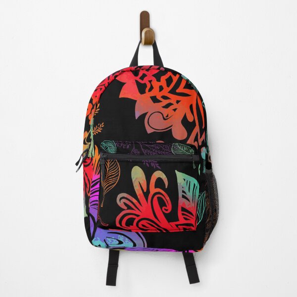 Item preview, Abstract rainbow flowers designed and sold by FGCART.