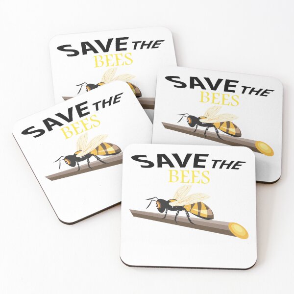 Item preview, Save the bees shits, save the bees phone cases, save the bees hats, save the bees shower curtain, save the bees backpack  designed and sold by Poussyarts.