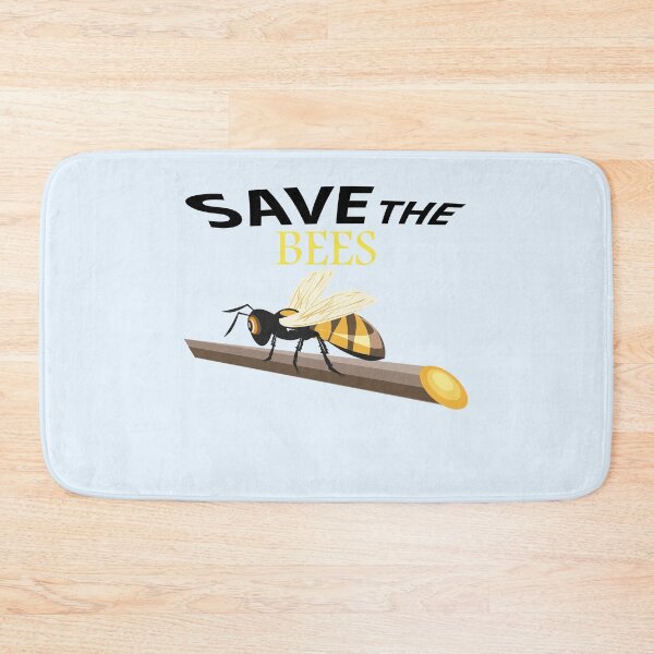 Item preview, Save the bees shits, save the bees phone cases, save the bees hats, save the bees shower curtain, save the bees backpack  designed and sold by Poussyarts.