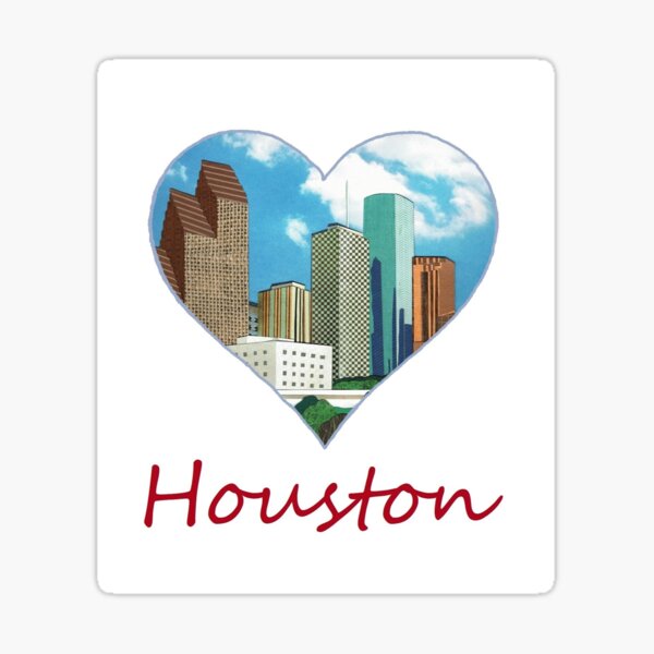 I Heart Houston Sticker