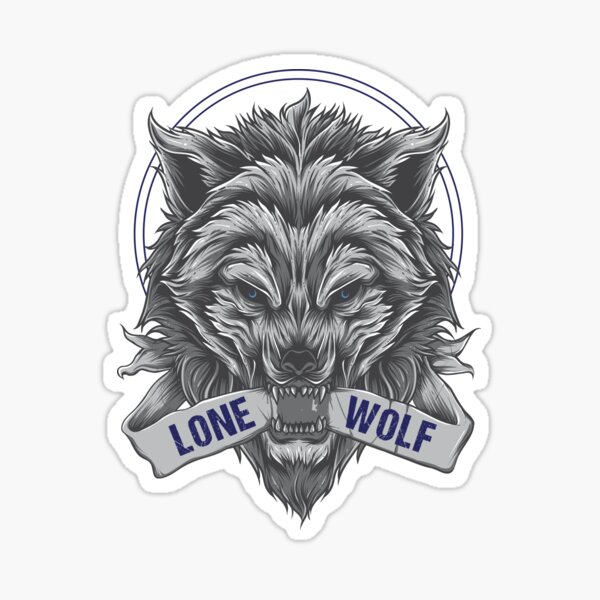 The Dark Wolf - Black Rose Fall 2022 Collection Sticker