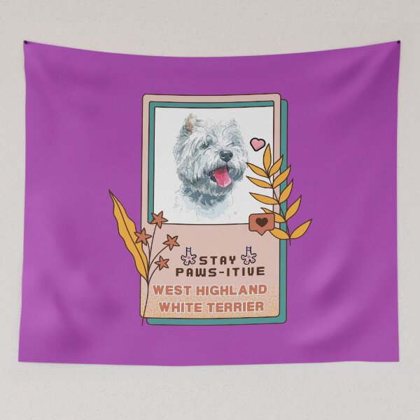 Artikelvorschau, West Highland White Terrier Aquarell Zeichnung Hunderasse | Stay Paws-itive Hundeserie -29 entworfen und verkauft von PetinHeart.