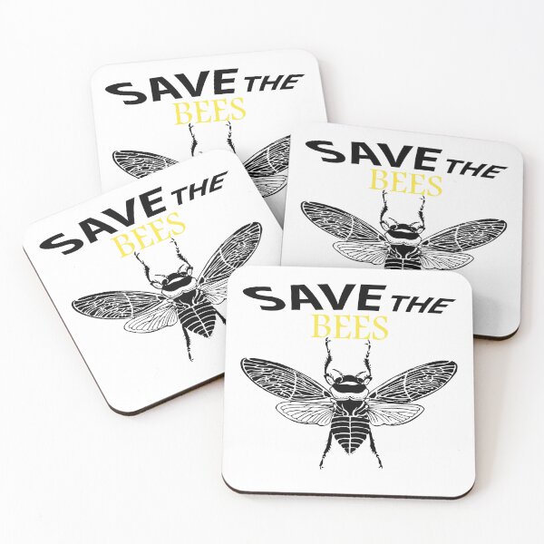 Item preview,  Save the bees shits, save the bees phone cases, save the bees hats, save the bees shower curtain, save the bees backpack  designed and sold by Poussyarts.