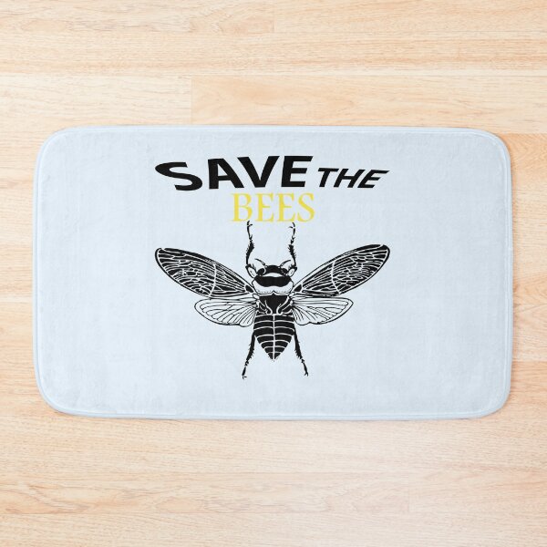 Item preview,  Save the bees shits, save the bees phone cases, save the bees hats, save the bees shower curtain, save the bees backpack  designed and sold by Poussyarts.