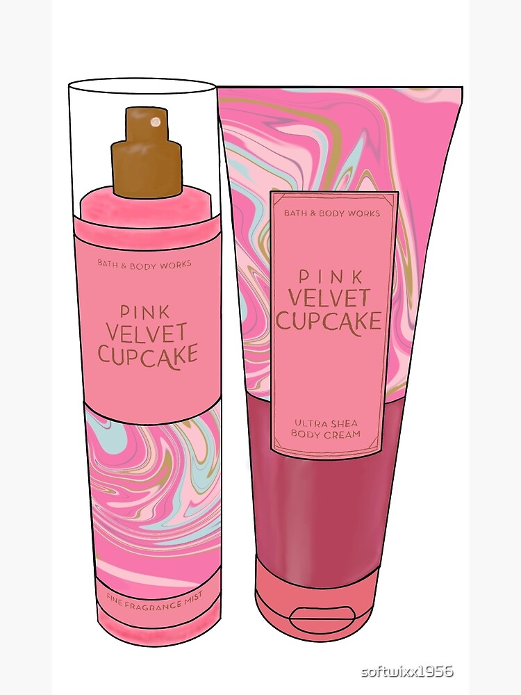 Bath Body Works Pink Velvet Cupcake
