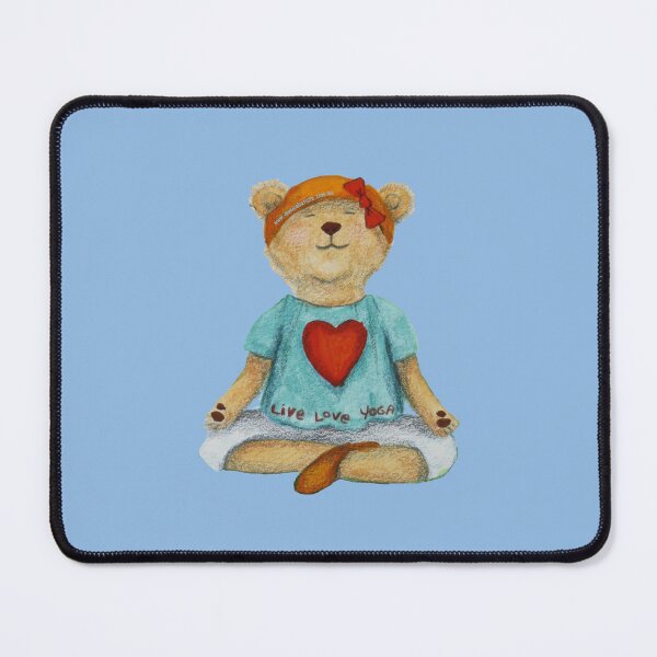 Item preview, Live Love Yoga  with Yoga Bear in Meditation  designed and sold by MonicaArtist.