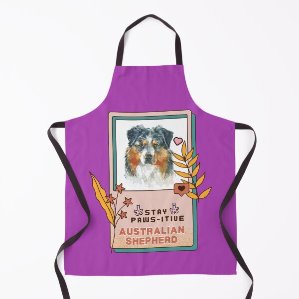 Item preview, Australian Shepherd Watercolor Drawing Dog Breed | Stay Paws-itive Dog Series -40 designed and sold by PetinHeart.