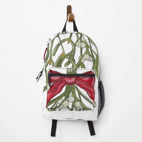 Item preview, Mistletoe branch with bow in watercolor designed and sold by Malu-Iriarte.