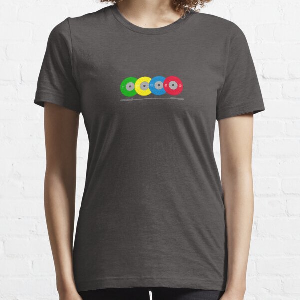 Competition weightlifting plates and barbell Essential T-Shirt