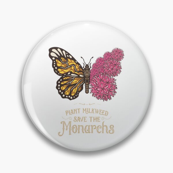 Item preview, Save The Monarch Butterfly Plant Milkweed Vintage Art designed and sold by MrEddie10.