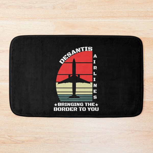 Item preview, Desantis Airlines Bringing The Border To You Funny Political Meme designed and sold by SharpThreadZ.