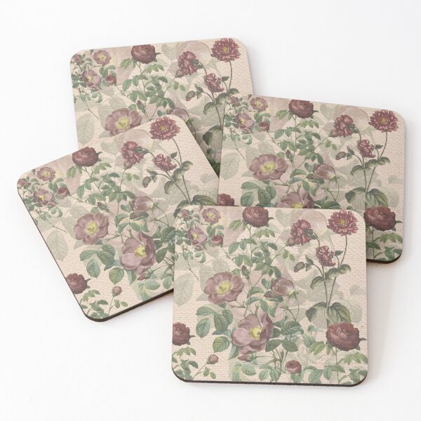 Item preview, vintage flower pattern designed and sold by ApurwaArtShop.