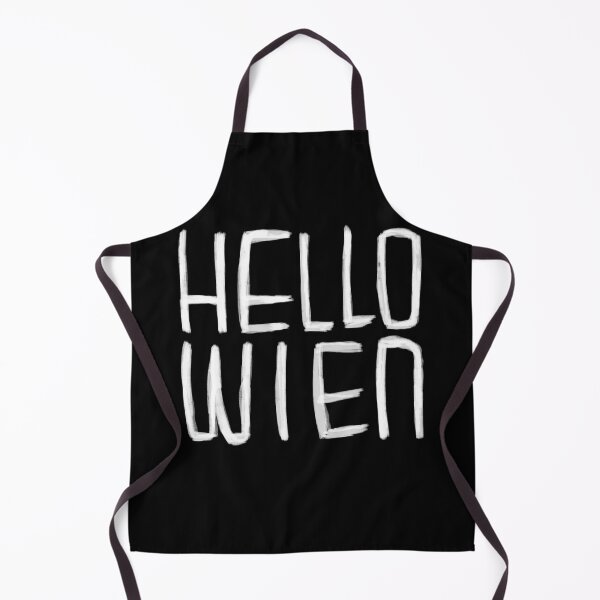 Item preview, Funny Pun, Hello Wien Typography, Hell-o Wien, Vienna Halloween designed and sold by badlydrawnbabe.