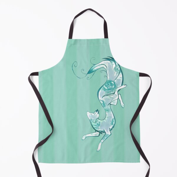 Item preview, Rosy teal green fox  designed and sold by Corinne Alexa Jackson.