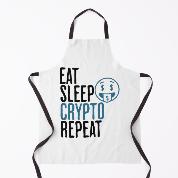 Item preview, Eat Sleep Crypto Repeat - Funny Crypto Trading Quote designed and sold by AlanPhotoArt.