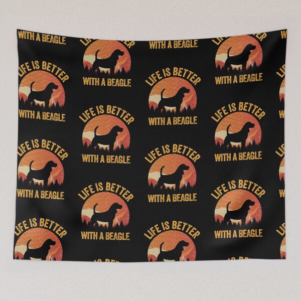 Item preview, Life Is Better With A Beagle Vintage Distressed Dog Gift  designed and sold by Guarddogdrive.