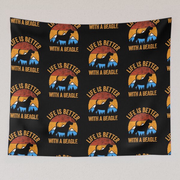 Item preview, Life Is Better With A Beagle Vintage Distressed Dog Gift  designed and sold by Guarddogdrive.