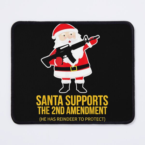 Item preview, Santa Gun 2nd Amendment Christmas designed and sold by womhforney.