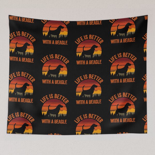 Item preview, Life Is Better With A Beagle Vintage Country Dog Gift  designed and sold by Guarddogdrive.