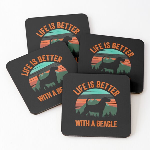 Item preview, Life Is Better With A Beagle Vintage Dog Gift  designed and sold by Guarddogdrive.