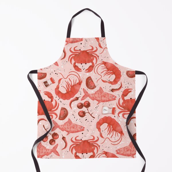 Item preview, Seafood Spectacular red pink designed and sold by Veata.