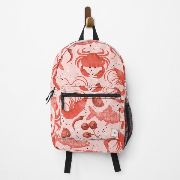 Item preview, Seafood Spectacular red pink designed and sold by Veata.