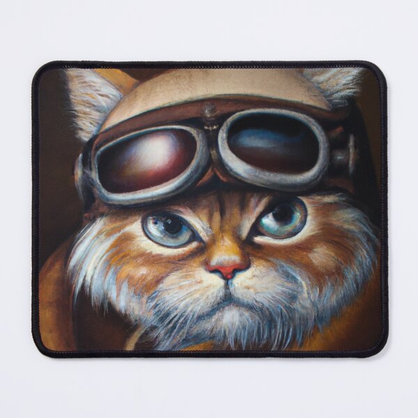 Item preview, Amelia the Cat, aviator (Baroque) designed and sold by thecatandkettle.