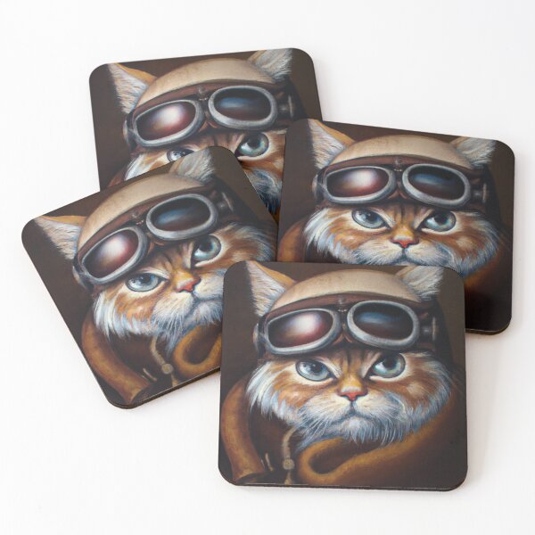 Item preview, Amelia the Cat, aviator (Baroque) designed and sold by thecatandkettle.