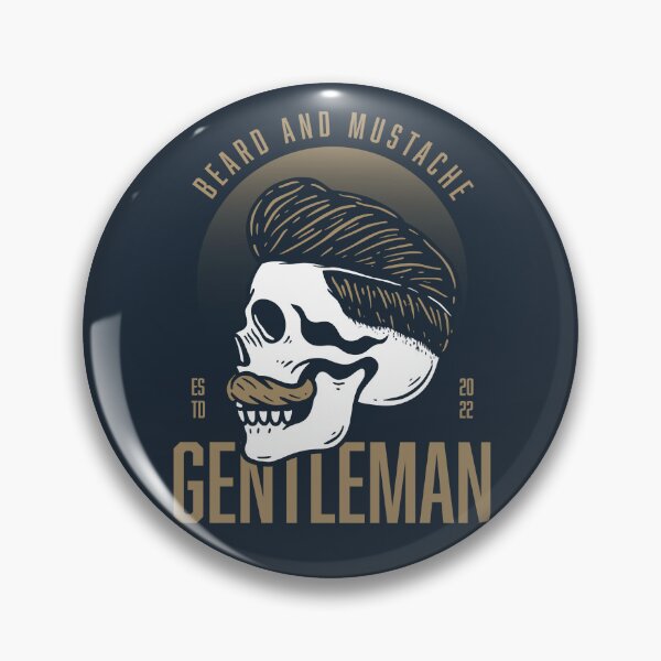 Item preview, Mustachioed  Skull Haircut at the Barbershop designed and sold by rukurustudio.