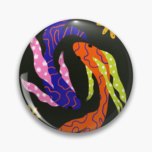 Item preview, Two colorful fishes designed and sold by IlustraYu.