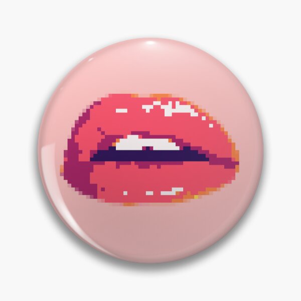 Aperçu de l'œuvre Lèvres Pixel Art créée et vendue par MniMa.