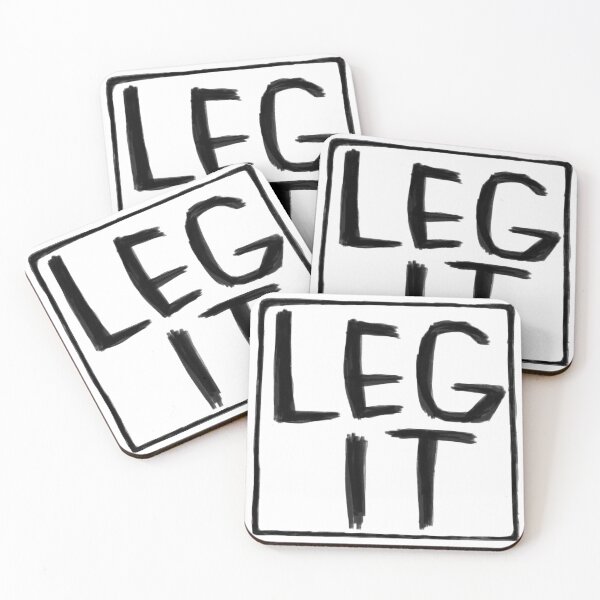 Item preview, Legit, Irish Slang, Leg It designed and sold by badlydrawnbabe.