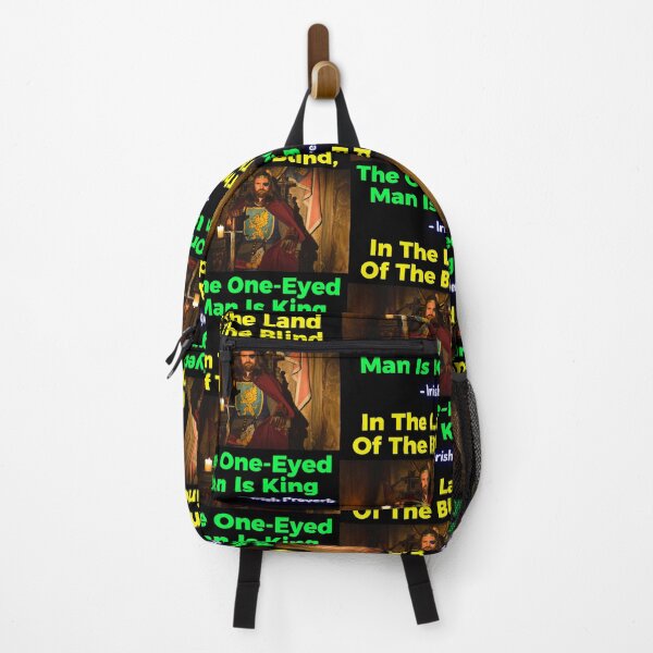 Item preview, Irish Proverb - In The Land Of The Blind, The One-Eyed Man Is King designed and sold by IrishProverbs.