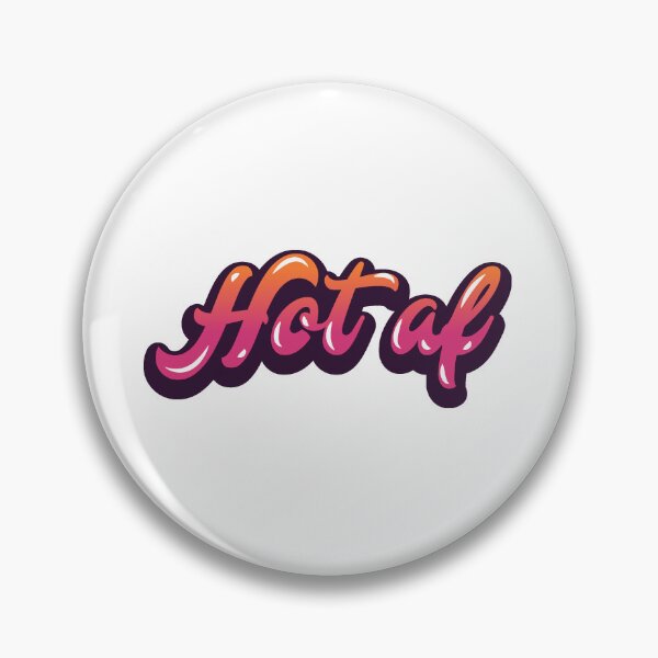 Item preview, Hot Af Bubbly Spicy Trendy Lettering designed and sold by punchon.