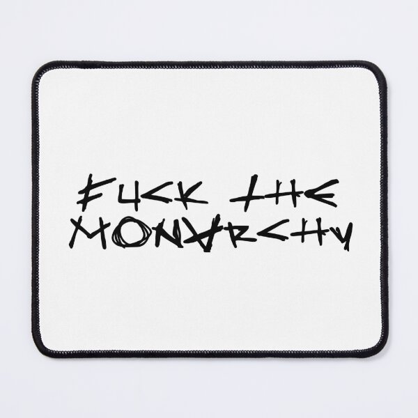 Item preview, FUCK THE MONARCHY black / Cool and Funny quotes designed and sold by DRK7DSGN.