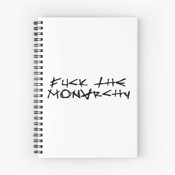 Item preview, FUCK THE MONARCHY black / Cool and Funny quotes designed and sold by DRK7DSGN.