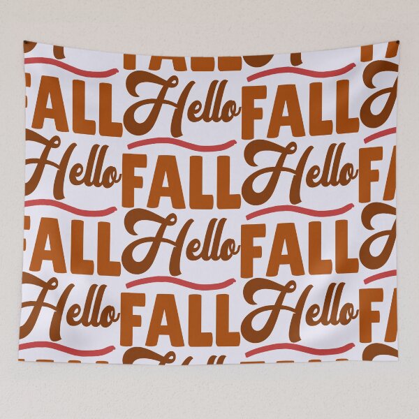 Item preview, Hello Fall, Graphic | Fall & Autumn designed and sold by DNC1134.