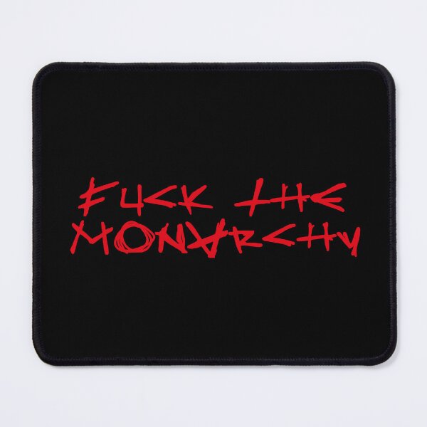 Item preview, FUCK THE MONARCHY red / Cool and Funny quotes designed and sold by DRK7DSGN.