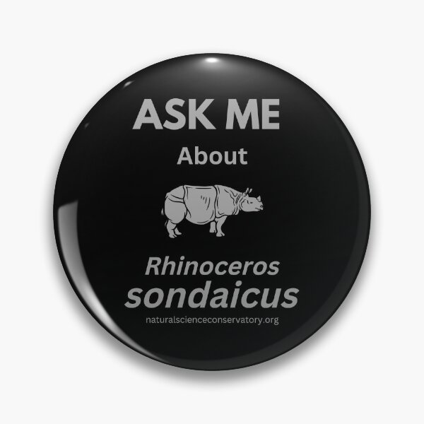 Item preview, Ask Me About Rhinoceros sondaicus (Javan Rhinoceros) designed and sold by Discovered.