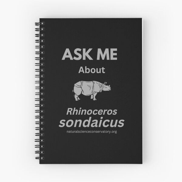 Item preview, Ask Me About Rhinoceros sondaicus (Javan Rhinoceros) designed and sold by Discovered.
