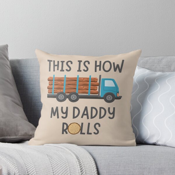 Item preview, Cute Logger Dad | This Is How My Daddy Rolls | Fun Logging Baby designed and sold by DevlynnDesigns.