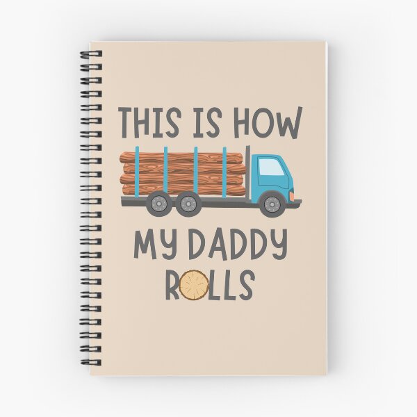 Item preview, Cute Logger Dad | This Is How My Daddy Rolls | Fun Logging Baby designed and sold by DevlynnDesigns.