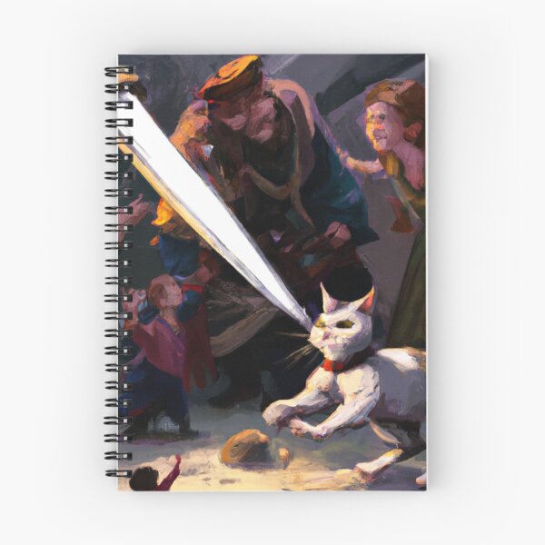 Item preview, Arty the Cat, throwing down (Baroque) designed and sold by thecatandkettle.