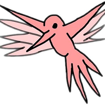 Artwork thumbnail, Pink Hummingbird by Dannyballsub
