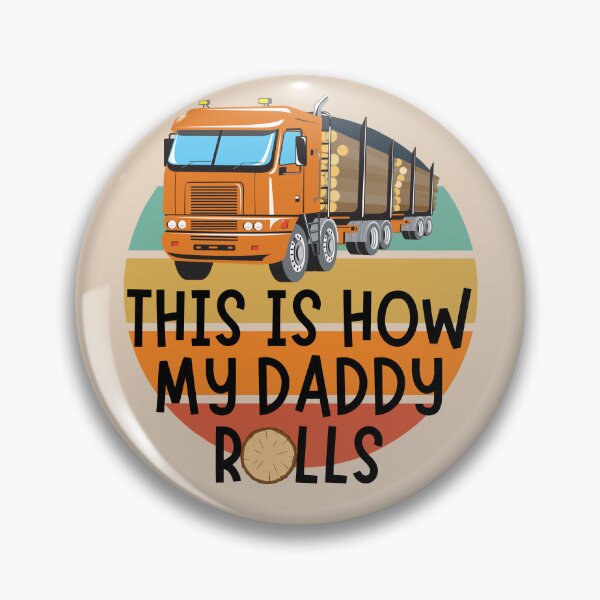 Item preview, Cute Logger Dad | This Is How My Daddy Rolls | Fun Logging Baby designed and sold by DevlynnDesigns.