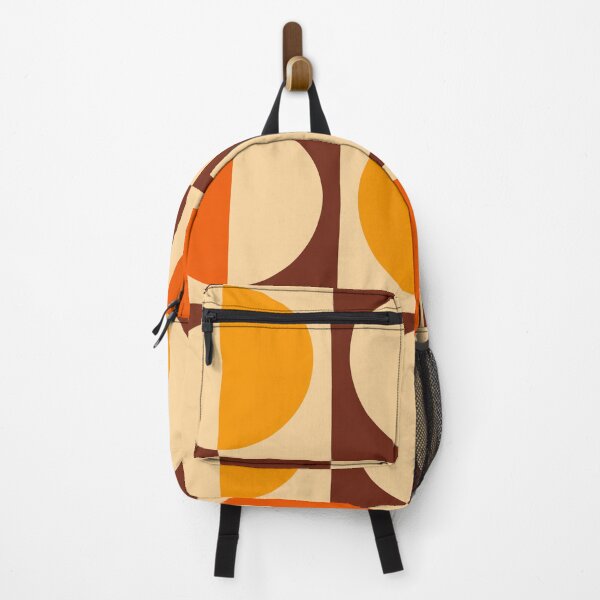 Item preview, Retro Geometric Half Square and Circle Pattern 234 designed and sold by tonymagnerart.