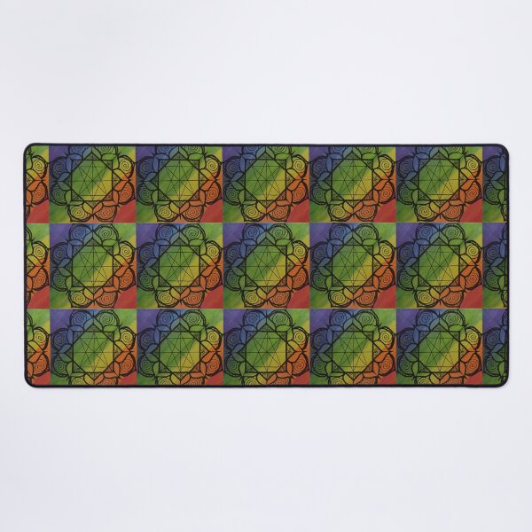 Item preview, HIGHEST POTENTIAL MANDALA ~ SACRED GEOMETRY FOR THE SOUL~ RAINBOW CHAKRA COLORS designed and sold by Ann Chatfield.