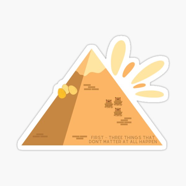 Item preview, dungeons and daddies pyramid quote designed and sold by timetomoveup.